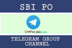 SBI PO telegram group