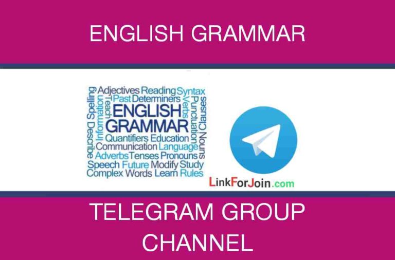 625+ English Grammar Telegram Channel Link & Group 2022 (New+Best)
