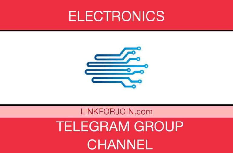 427+ Electronics Telegram Channel Link & Group List 2022 ( Best, Books )
