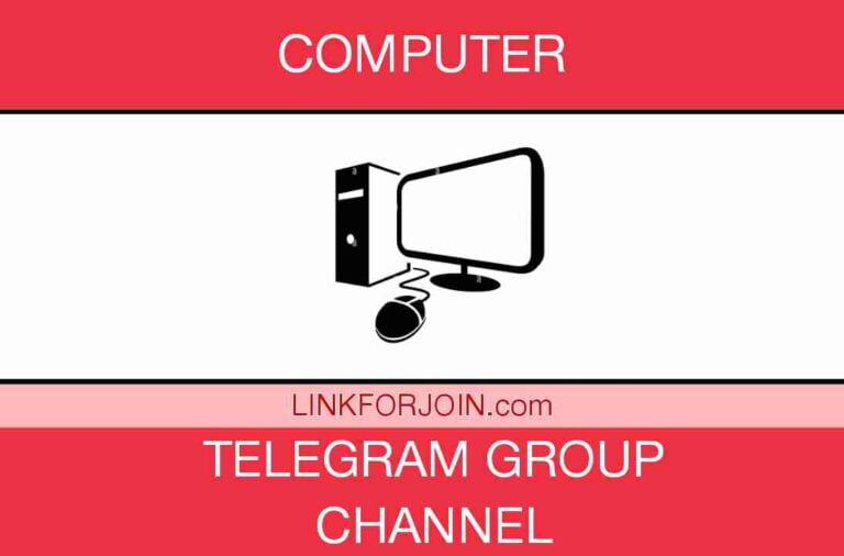 521+ Computer Telegram Channel Link & Group List 2022
