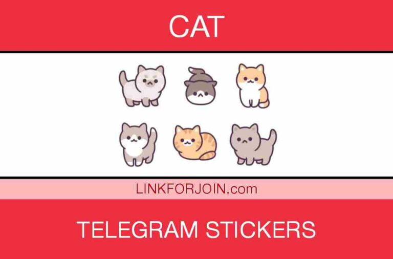 291+ Cat Telegram Stickers Pack List 2022