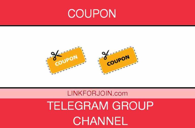 402+ Coupon Telegram Group & Channel Link List 2022
