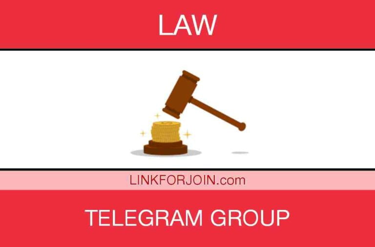 232+ Law Telegram Group Link List 2022