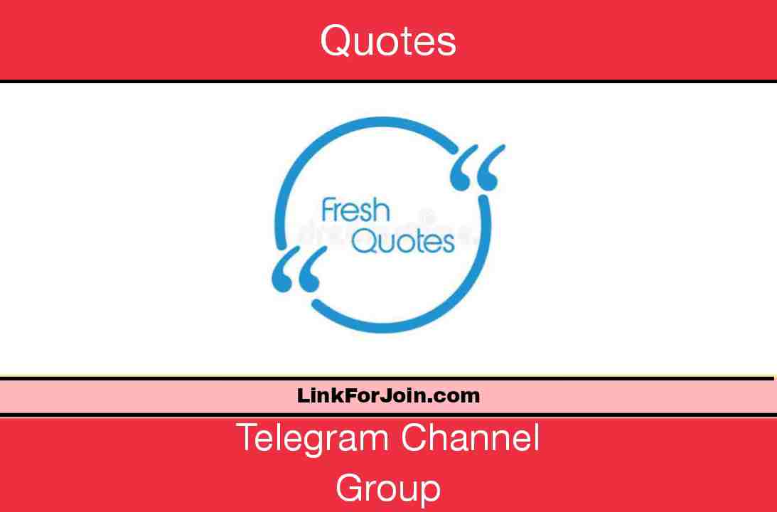 Quotes Telegram Channel & Group