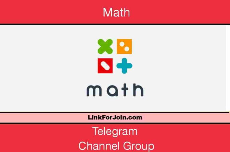 439+ Math Telegram Channel & Group Link 2022 (Best, Quiz)